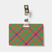 Snappy Clan Skene Tartan Ausweis (Rückseite mit Clip)