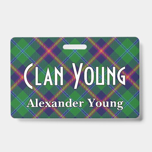 Snappy Clan Young Tartan Ausweis (Vorderseite)