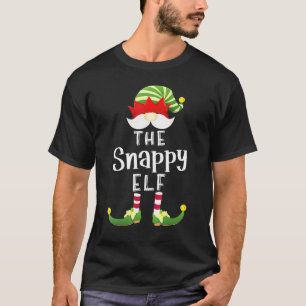Snappy Elf Group Christmas Pajama Party T-Shirt