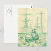 Snappy Fishing Postkarte (Vorne/Hinten)