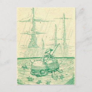 Snappy Fishing Postkarte