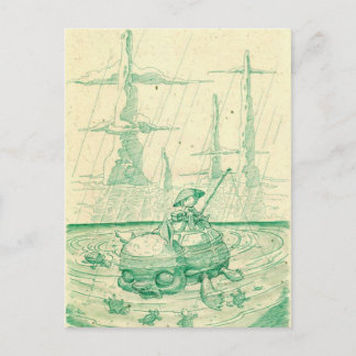 Snappy Fishing Postkarte