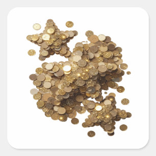 Snappy Gold GOLDENE STERNE Craft Aufkleber
