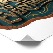 Snappy Gold IMMUN GEGEN ALLES Poster (Ecke)