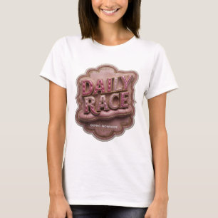 Snappy Gold TÄGLICHES RENNEN FÜHRT NICHTSWHIN T-Shirt