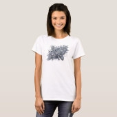 Snappy Gray ABSTRACT ART Statement T-Shirt (Vorne ganz)
