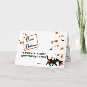 Snappy Halloween Card Karte (Rückseite)