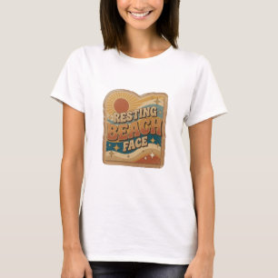 Snappy Orange ENTSPANNTES STRANDGESICHT Graphic Te T-Shirt