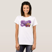 Snappy Purple BRUNCH TIME Statement T-Shirt (Vorne ganz)