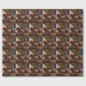 Snappy Santa Geschenkpapier (Flach)
