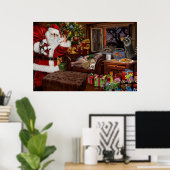Snappy Santa Poster (Heimbüro)