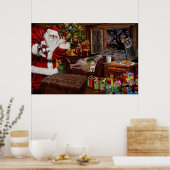 Snappy Santa Poster (Küche)