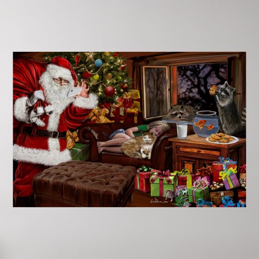 Snappy Santa Poster (Vorne)