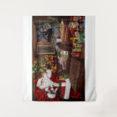 Snappy Santa Wandteppich (Vorderseite)
