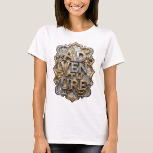 Snappy Silver Abenteuer Textdesign T-Shirt