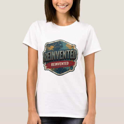 Snappy Silver REINVENTED Statement T-Shirt (Vorderseite)