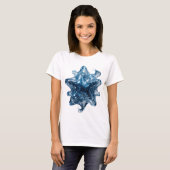 Snappy Silver WATER STAR Custom Design T-Shirt (Vorne ganz)