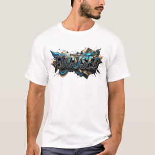 Snappy Türkis FOKUSSIERT Wearable Art T-Shirt