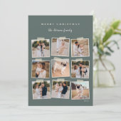 Snapshot | 9 Foto Collage Weihnachten (Stehend Vorderseite)