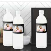 Snapshot Birthday Foto Wasserflaschenetikett