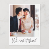 Snapshot Foto Wedding Ankündigung (Vorderseite)