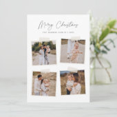 Snapshot | Frohe Weihnachten 4 Foto (Stehend Vorderseite)