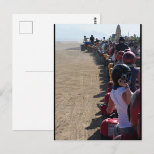 Snapshot Quad Bike Postkarte