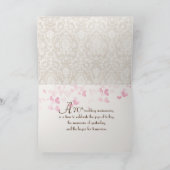 Snapshot zum 70. Jubiläum auf Damask Karte (Innenseite)