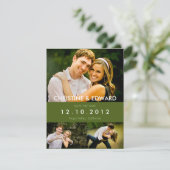 Snapshots Hochzeitsszenarien sichern Datumskarte Save The Date (Stehend Vorderseite)