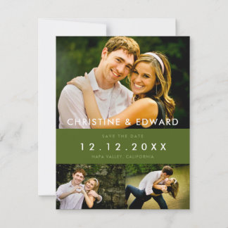 Snapshots Wedding Save the Date Card