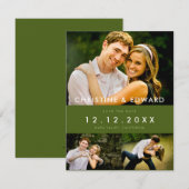 Snapshots Wedding Save the Date Card (Vorne/Hinten)