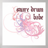 Snare Drum Babe Poster (Vorne)