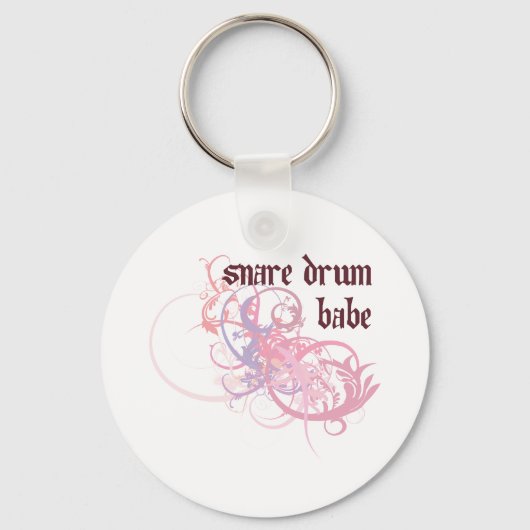 Snare Drum Babe Schlüsselanhänger (Vorderseite)