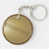 Snare Drum mit Sticks Schlüsselanhänger (Rückseite)