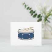 Snare Drum Postkarte (Stehend Vorderseite)