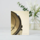 Snare Drum Postkarte (Stehend Vorderseite)