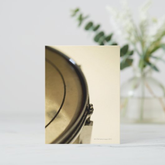 Snare Drum Postkarte (Stehend Vorderseite)