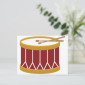 Snare Drum Postkarte (Stehend Vorderseite)