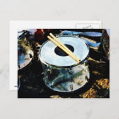 Snare Drum Postkarte (Vorne/Hinten)