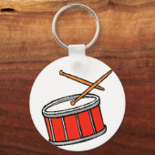 Snare Drum Red Schlüsselanhänger (Vorderseite)