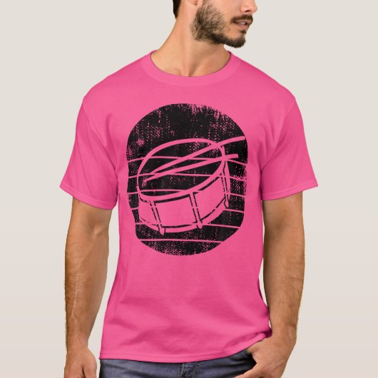 Snare Drum Schlagzeug Player Marching Snare T-Shirt (Vorderseite)