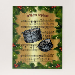 Snare Drums ~ "We want you A Frohe Christmas" ~ Puzzle