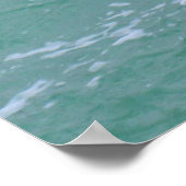 Snares Pinguine Schwimmen Poster (Ecke)