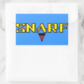 Snarf Rechteckiger Aufkleber (Tasche)