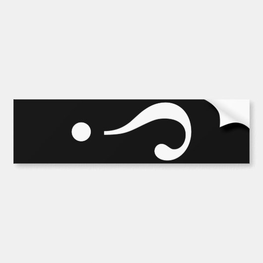 sNARK mARK {ironicon} Autoaufkleber (Vorne)