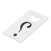 sNARK mARK {ironicon} Kreditkartenflaschenöffner (Vorderseite Schrägansicht)