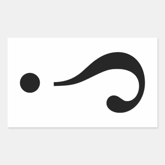 sNARK mARK {ironicon} Rechteckiger Aufkleber (Vorderseite)