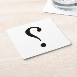 sNARK mARK {ironicon} Rechteckiger Pappuntersetzer