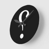 sNARK mARK {ironicon} Runde Wanduhr (Winkel)