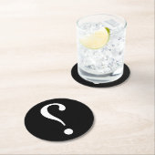sNARK mARK {ironicon} Runder Pappuntersetzer (Vor Ort)